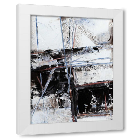 Cloud to Ground II White Modern Wood Framed Art Print by Harper, Ethan