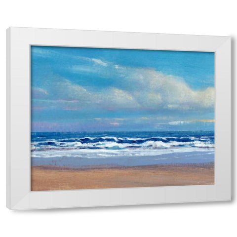 Shoreline Light II White Modern Wood Framed Art Print by OToole, Tim