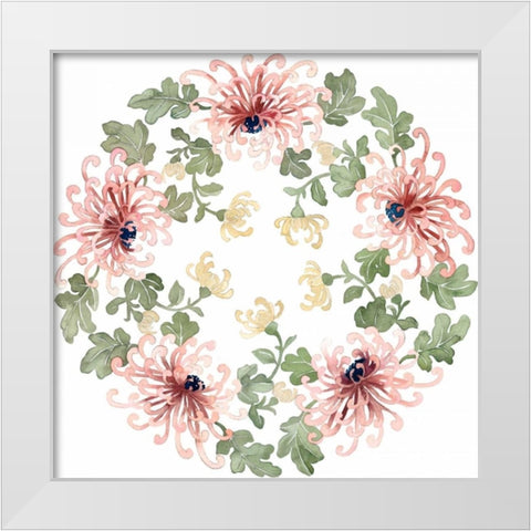 Watercolor Motif II White Modern Wood Framed Art Print by Popp, Grace
