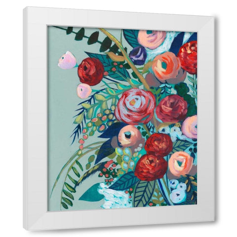 Lyrical Array II White Modern Wood Framed Art Print by Popp, Grace