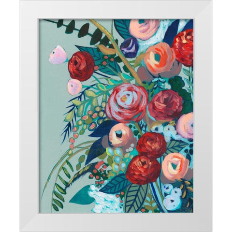 Lyrical Array II White Modern Wood Framed Art Print by Popp, Grace