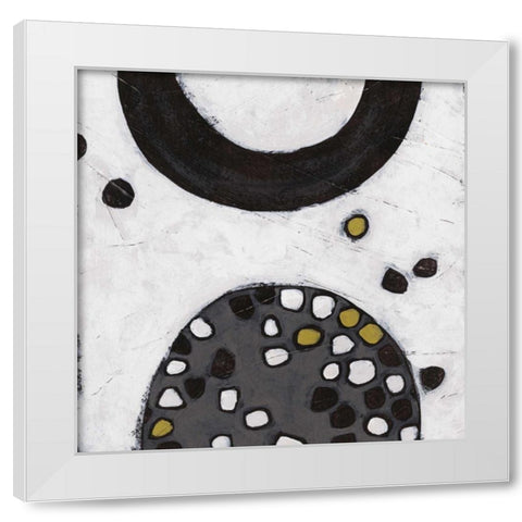 Algorithm IV White Modern Wood Framed Art Print by Vess, June Erica