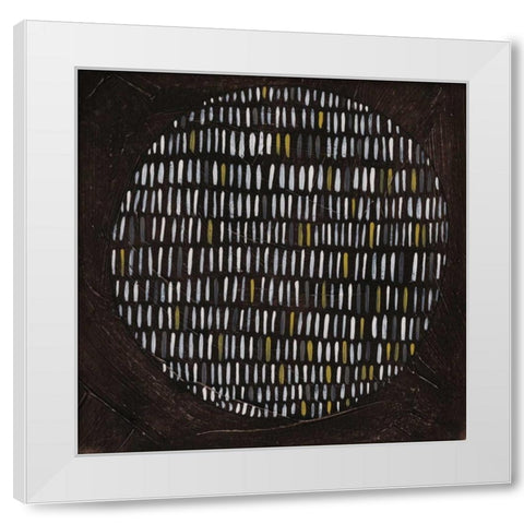 Algorithm XI White Modern Wood Framed Art Print by Vess, June Erica