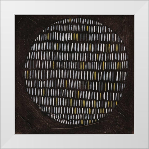 Algorithm XI White Modern Wood Framed Art Print by Vess, June Erica