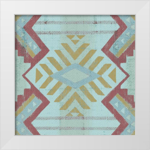 Taos III White Modern Wood Framed Art Print by Studio W