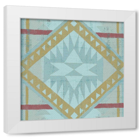 Taos IV White Modern Wood Framed Art Print by Studio W