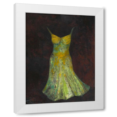 Dancing Dress I White Modern Wood Framed Art Print by Altug, Mehmet