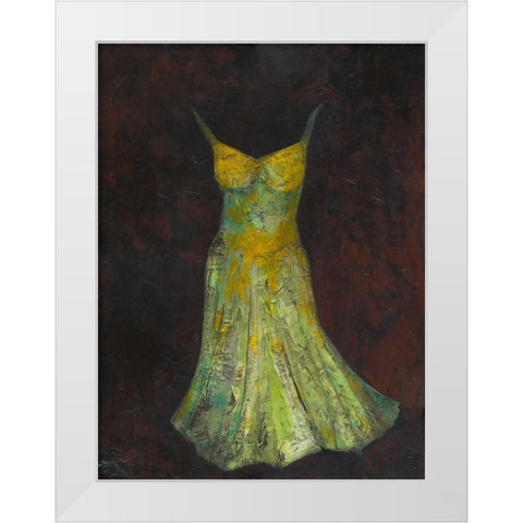 Dancing Dress I White Modern Wood Framed Art Print by Altug, Mehmet