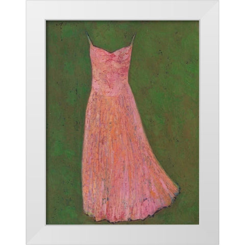Dancing Dress II White Modern Wood Framed Art Print by Altug, Mehmet
