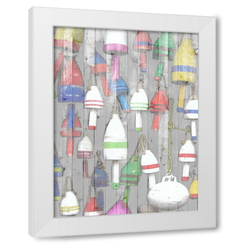 Dockside I White Modern Wood Framed Art Print by Fagalde, Jarman