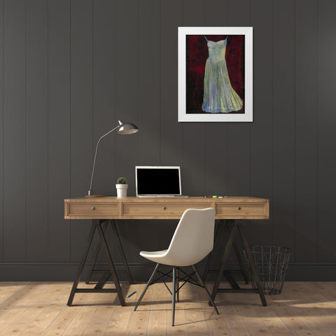 White Dress II White Modern Wood Framed Art Print by Altug, Mehmet