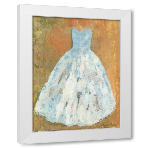 Ballerina Dress I White Modern Wood Framed Art Print by Altug, Mehmet