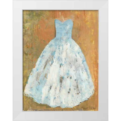 Ballerina Dress I White Modern Wood Framed Art Print by Altug, Mehmet
