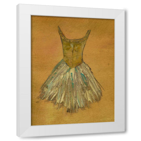 Ballerina Dress II White Modern Wood Framed Art Print by Altug, Mehmet