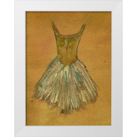 Ballerina Dress II White Modern Wood Framed Art Print by Altug, Mehmet