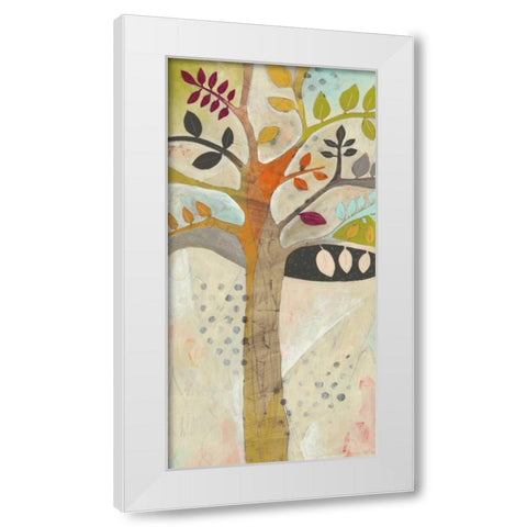 Forest Spectrum I White Modern Wood Framed Art Print by Vess, June Erica
