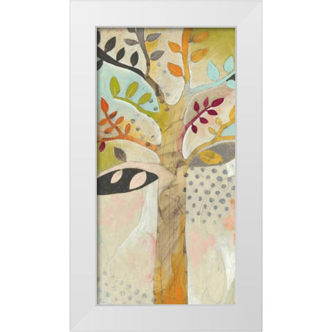 Forest Spectrum II White Modern Wood Framed Art Print by Vess, June Erica