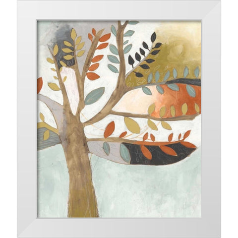 Arbor Whimsy II White Modern Wood Framed Art Print by Vess, June Erica