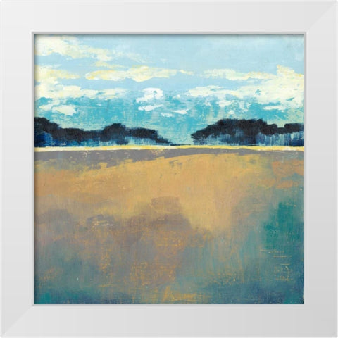 Aureate Seascape II White Modern Wood Framed Art Print by Popp, Grace