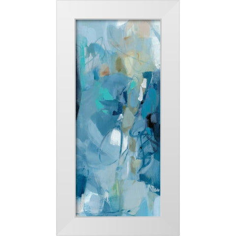 Summer Fields II White Modern Wood Framed Art Print by Long, Christina