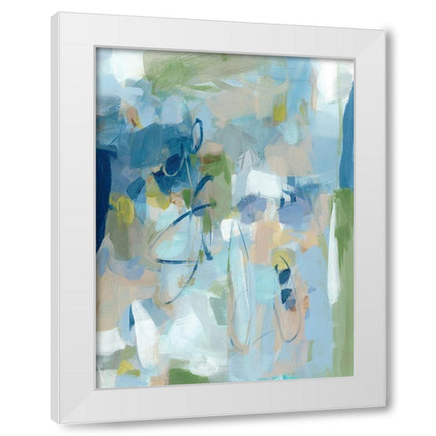 Stillness White Modern Wood Framed Art Print by Long, Christina