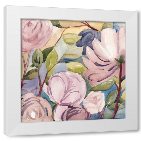 Lumiere Rosier I White Modern Wood Framed Art Print by Popp, Grace