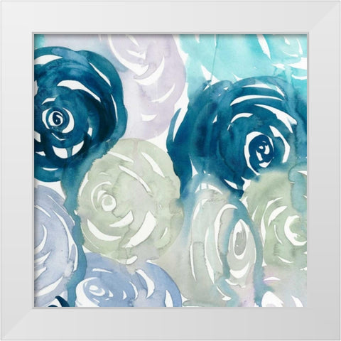 Watercolor Crush I White Modern Wood Framed Art Print by Popp, Grace