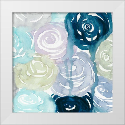 Watercolor Crush II White Modern Wood Framed Art Print by Popp, Grace