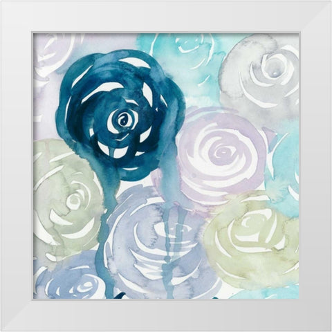 Watercolor Crush III White Modern Wood Framed Art Print by Popp, Grace