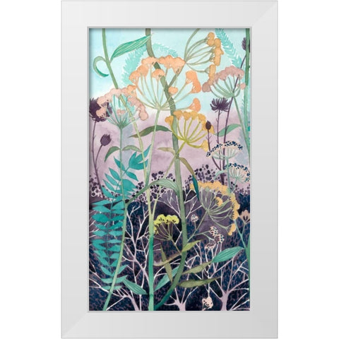 Illuminated Wildflowers I White Modern Wood Framed Art Print by Popp, Grace