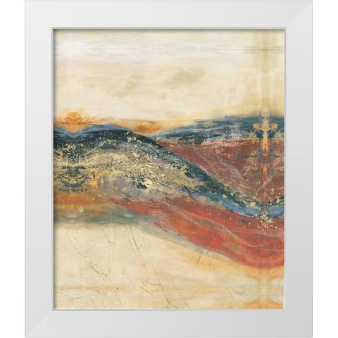 Entwine II White Modern Wood Framed Art Print by Jasper, Sisa