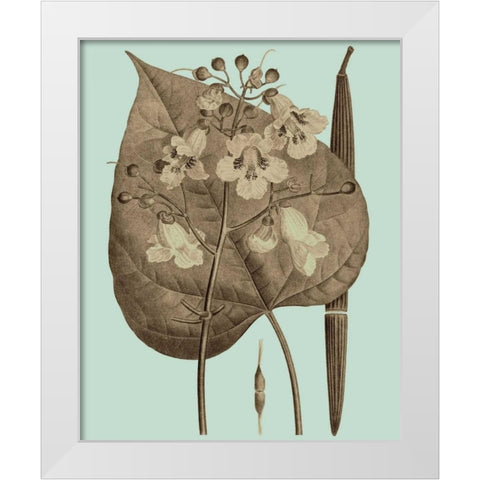 Flowering Trees II White Modern Wood Framed Art Print by Vision Studio