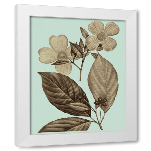 Flowering Trees III White Modern Wood Framed Art Print by Vision Studio