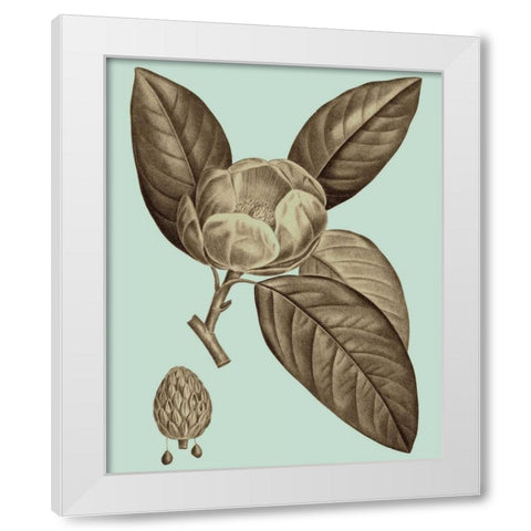 Flowering Trees VI White Modern Wood Framed Art Print by Vision Studio