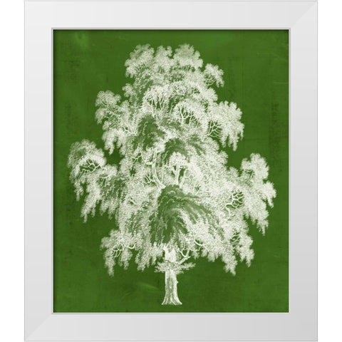 Modern Arbor II White Modern Wood Framed Art Print by Vision Studio