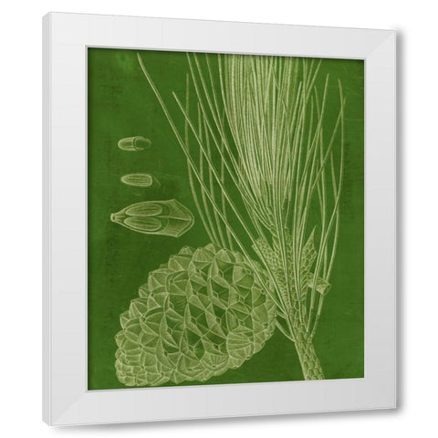 Modern Pine I White Modern Wood Framed Art Print by Vision Studio