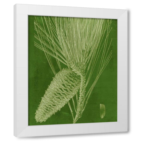 Modern Pine II White Modern Wood Framed Art Print by Vision Studio