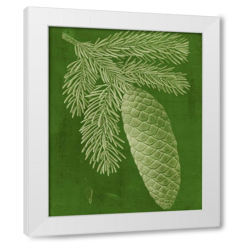 Modern Pine IV White Modern Wood Framed Art Print by Vision Studio