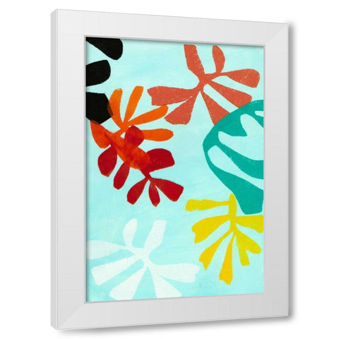 Tropicalia I White Modern Wood Framed Art Print by Fuchs, Jodi