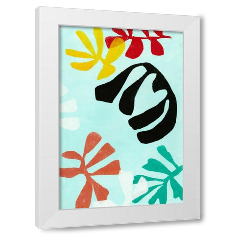 Tropicalia II White Modern Wood Framed Art Print by Fuchs, Jodi