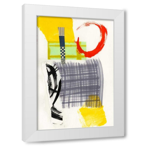 Haiku I White Modern Wood Framed Art Print by Fuchs, Jodi