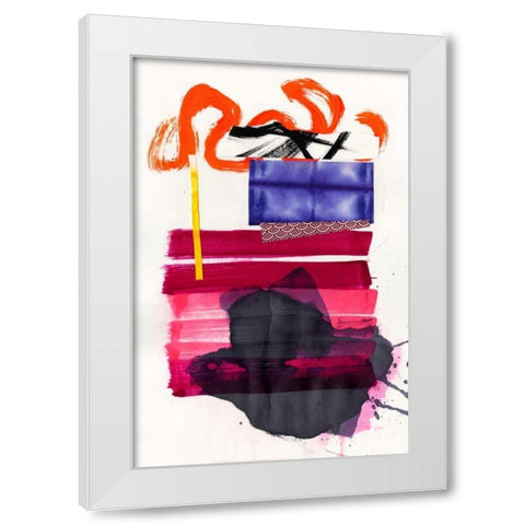 Haiku IV White Modern Wood Framed Art Print by Fuchs, Jodi
