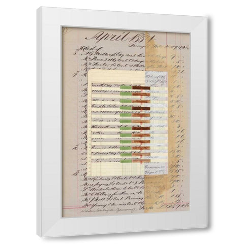 Journal Sketches XII White Modern Wood Framed Art Print by Galapon, Nikki