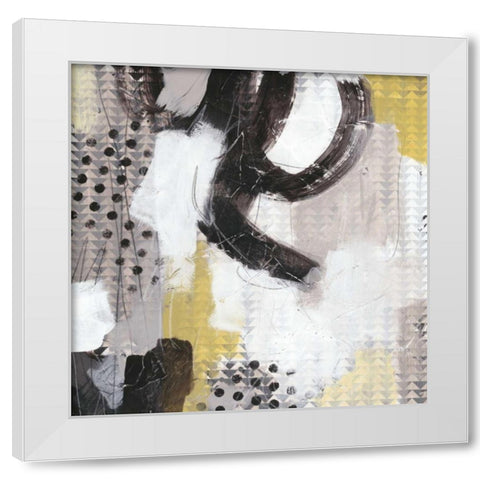 Tonal Gesture II White Modern Wood Framed Art Print by Vess, June Erica