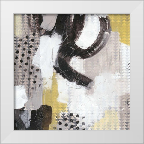Tonal Gesture II White Modern Wood Framed Art Print by Vess, June Erica