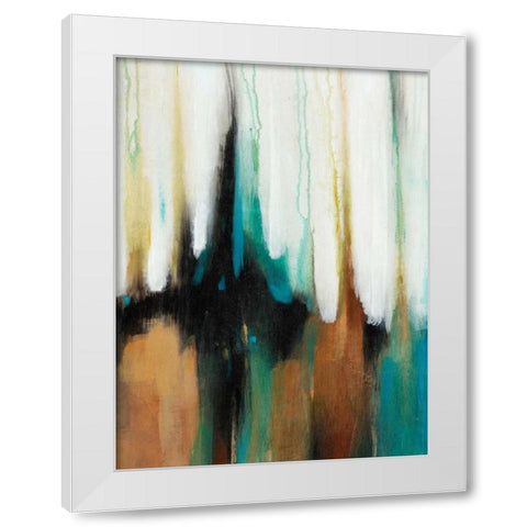 Falling Colors II White Modern Wood Framed Art Print by OToole, Tim