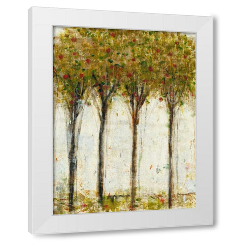 Apple Orchard I White Modern Wood Framed Art Print by OToole, Tim