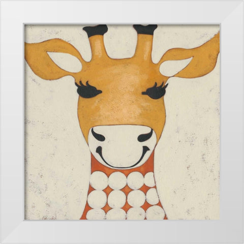 Zoo Portrait IV White Modern Wood Framed Art Print by Zarris, Chariklia