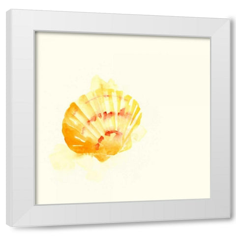 Tidal Impressions I White Modern Wood Framed Art Print by Vess, June Erica