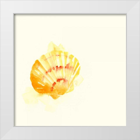 Tidal Impressions I White Modern Wood Framed Art Print by Vess, June Erica